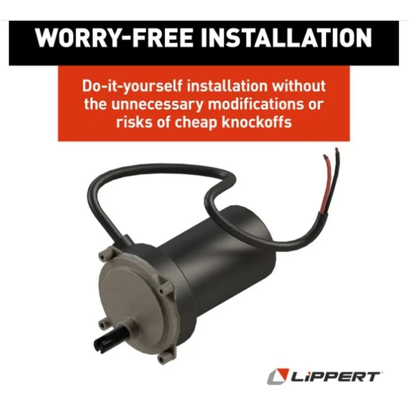 Electric stabalizer jack motor